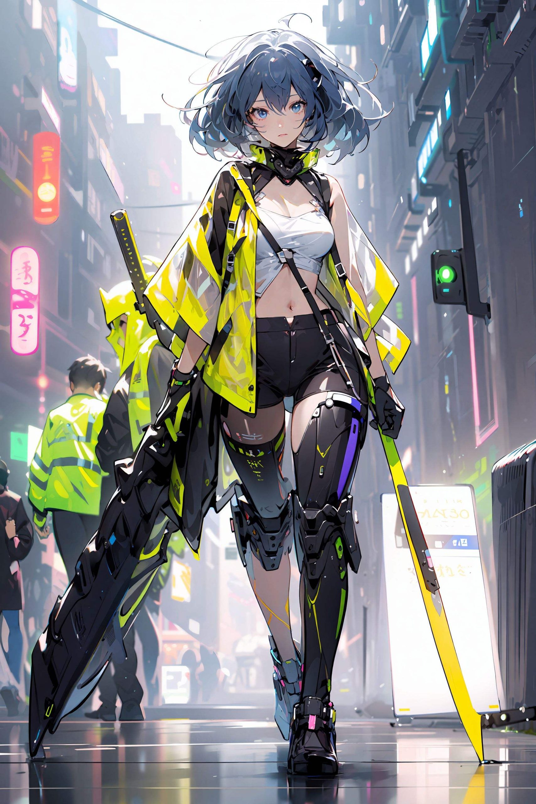 Cyber赛博佛祖 Cyber Sakyamuni+武装少女SWAV+赛博girl赛博朋克Loro模型云网盘下载地址链接